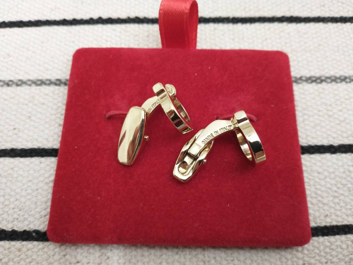 Salvatore Ferragamo フェラガモ カフスボタン カフリンクス ゴールド