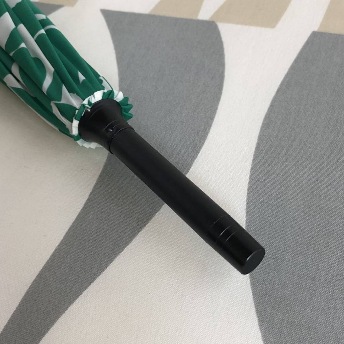  внутренний стандартный товар новый товар marimekko Stick Mini Unikko Marimekko длинный зонт зеленый одним движением 