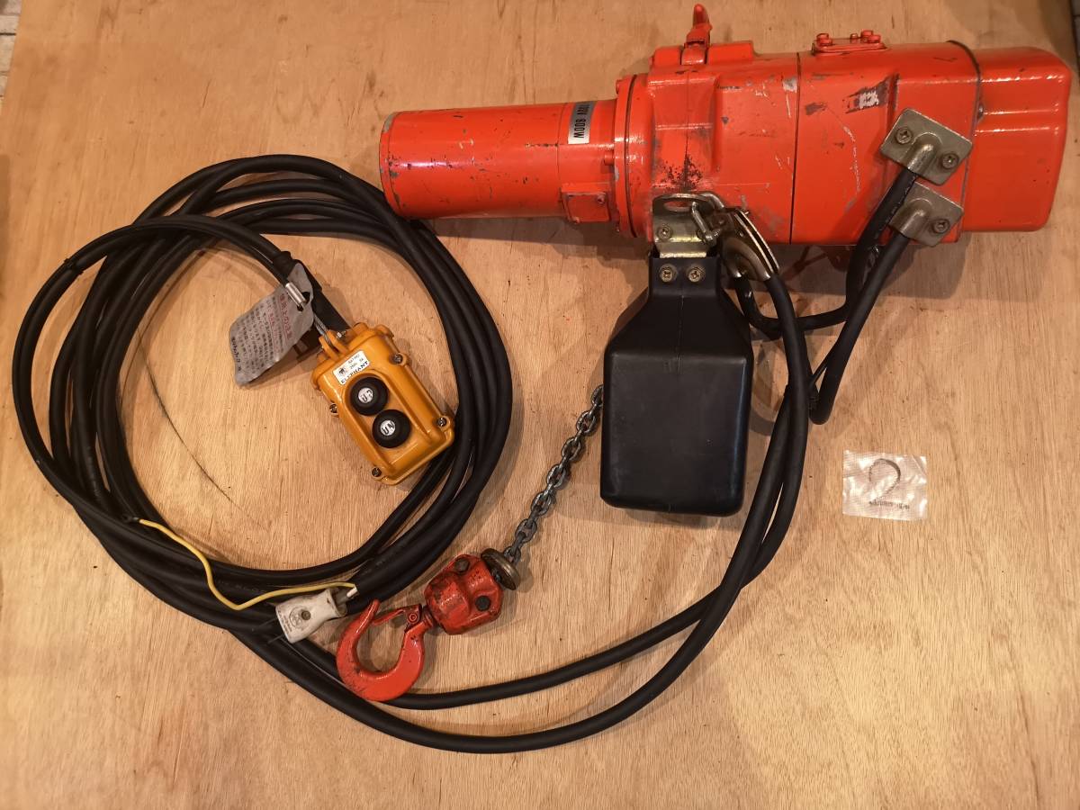 象印 エレファント 100V 小型電気チェーンブロック 100kg αS-01・まあ