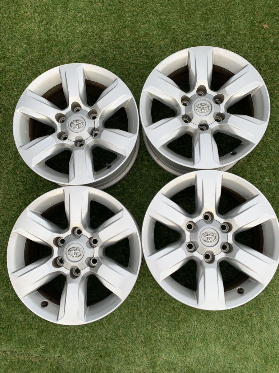 トヨタ 150プラド中期純正アルミホイール4本セット www.kuzubudu.com