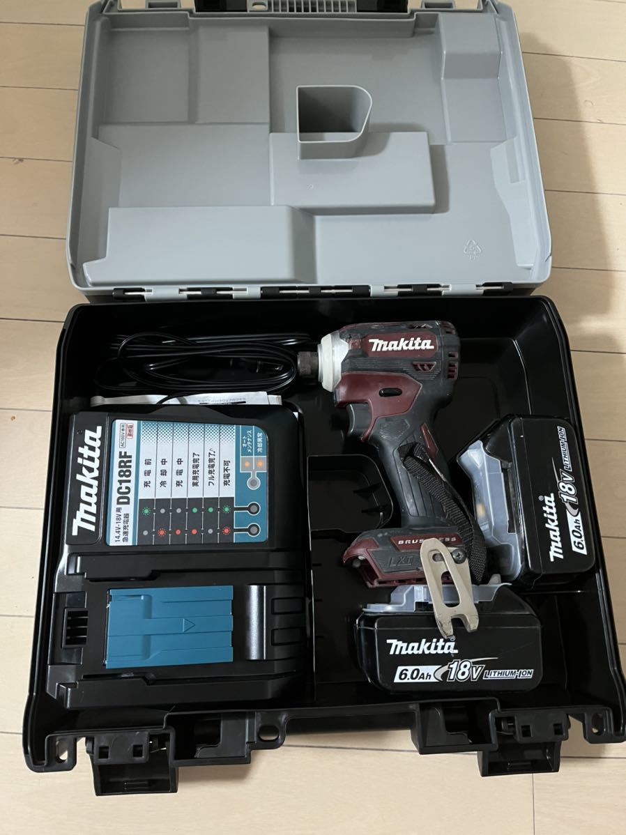 マキタ 充電式インパクトドライバ TD171DGXAR レッド・18V/6.0Ah