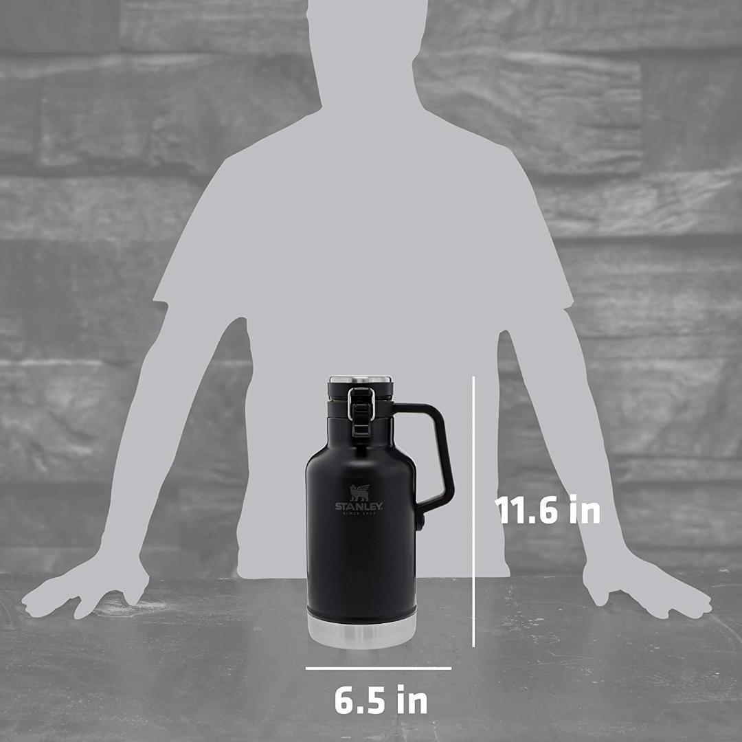 新品》スタンレー(STANLEY)グロウラー ブラック 1.9L 真空ボトル