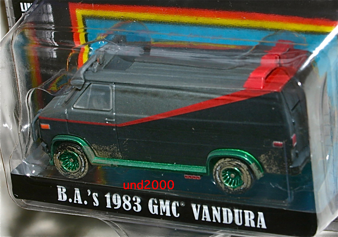 89％以上節約 Greenlight 特攻野郎 Aチーム 1 64 B.A.'s 1983 GMC Vandura 汚しThe A Team  バンデューラ バン Van グリーンマシーン Chaseグリーンライト www.idealmusicorp.com