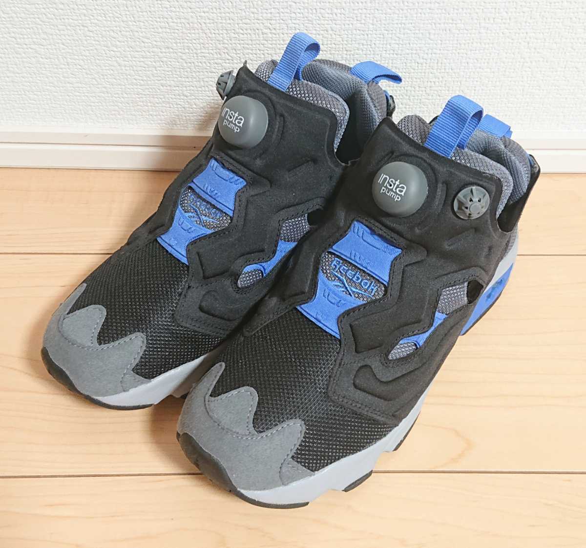 23.5 美品 Reebok INSTA PUMP FURY OG NM インスタポンプ フューリー FV4207 リーボック INSTAPUMP  FURY OG NM インスタ 黒 青 灰