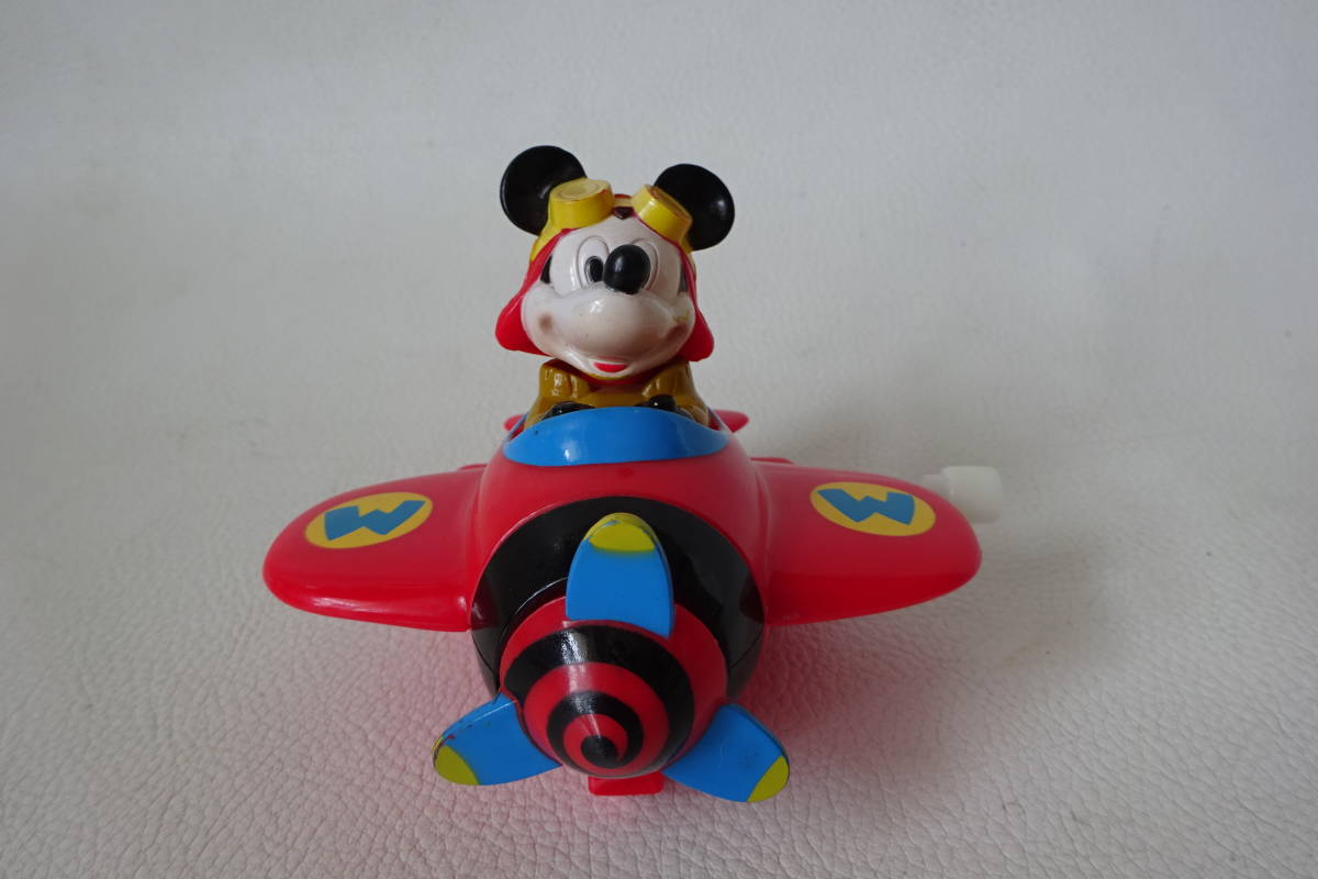 Disney* Disney [ Mickey Mouse *.... тип. Cessna машина / самолет ] винт . вокруг поворот.!!/zen мой приспособление / подлинная вещь / редкий * редкость 