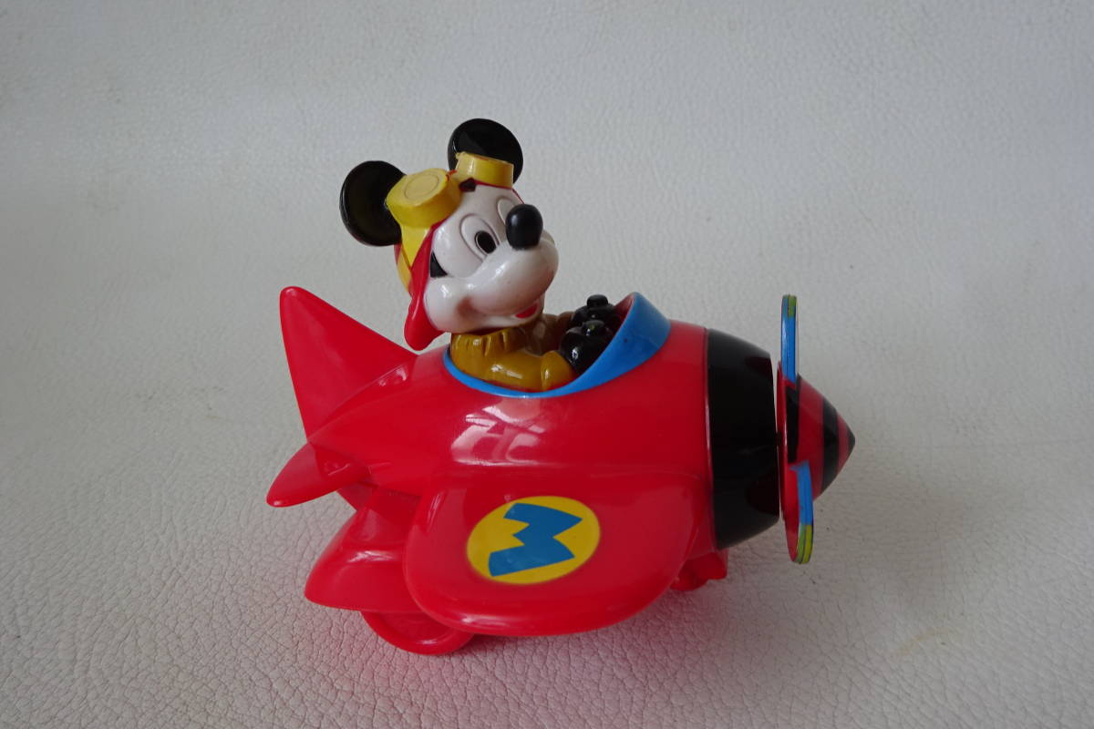 Disney* Disney [ Mickey Mouse *.... тип. Cessna машина / самолет ] винт . вокруг поворот.!!/zen мой приспособление / подлинная вещь / редкий * редкость 