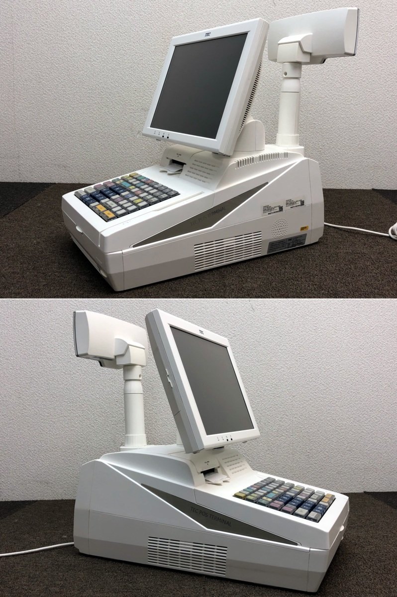 3□現状品 TEC 東芝テック POSターミナル POSレジ QT-100 12.1型