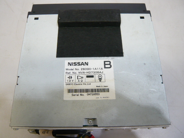 ☆NISSAN ニッサン 28090-1A11A NVA-HD7306AJ HDDナビ CD TV AUX AM/FM 動作未確認！60サイズ発送_画像6