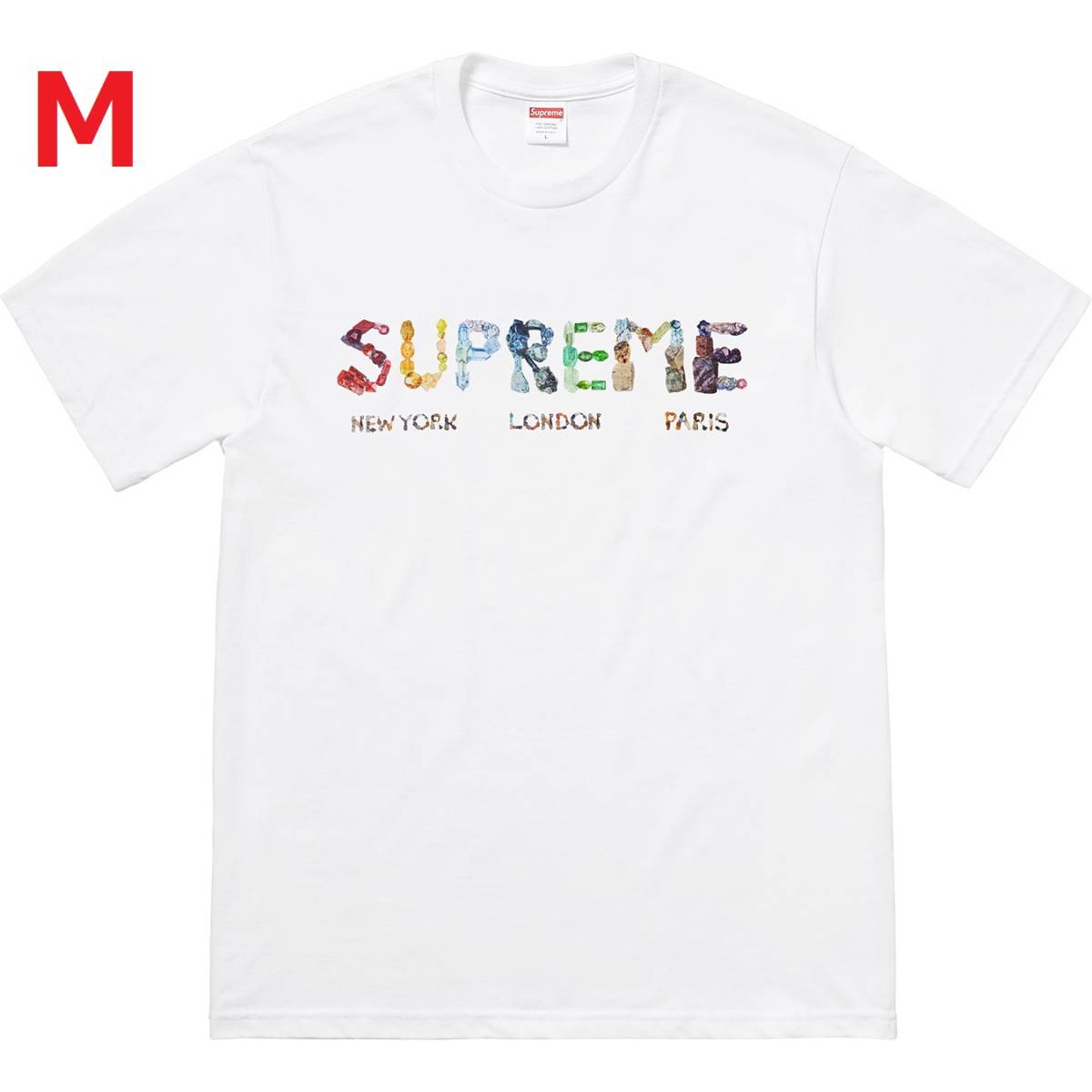 即決送料込【新品未開封】 Mサイズ 18SS Supreme Rocks Tee White シュプリーム ロックス Tシャツ ホワイト 白 ボックス box logo