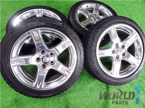 JZS161 アリスト 純正アルミ ホイール 8J オフセット+50 PCD114.3 5穴