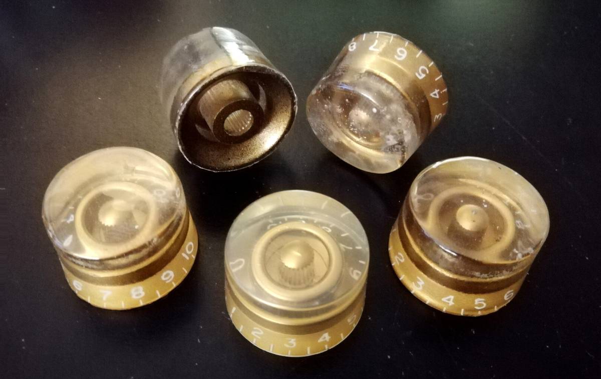 ☆Gibson Barrel Tall Knob Gold Handmade Replica☆1951年タイプ