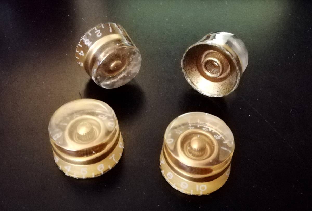 ☆Gibson Barrel Tall Knob Gold Handmade Replica☆1952年タイプ