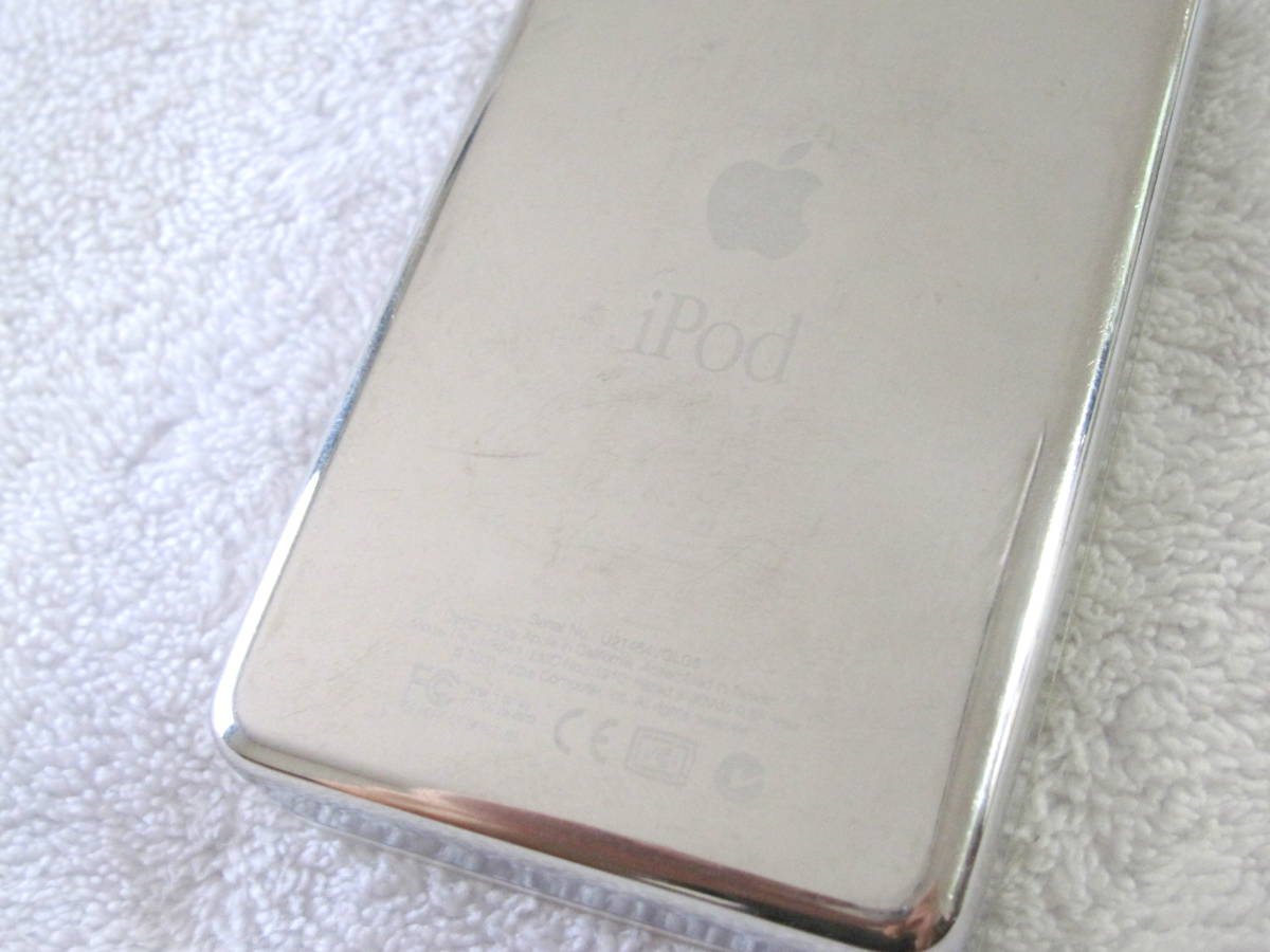 希少 Apple 初代 ipod M8541 5GB 白黒液晶 ホワイト 充電/再生 動作OK 中古 第1世代 classic ミュージック オールド HDD内蔵 初期化済 レア_画像4