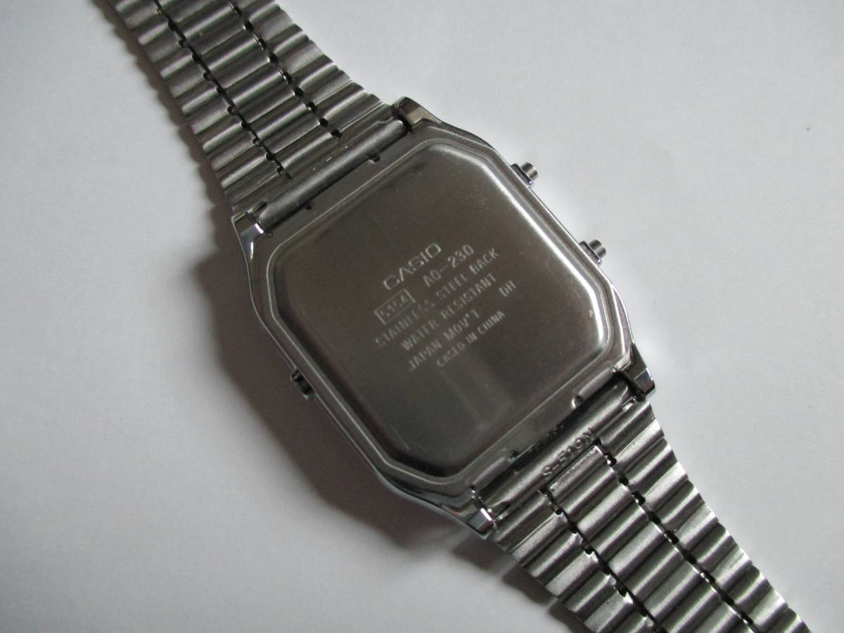 ストップウォッチ CASIO デジタルアナログモデル EDIFICE アラーム他 ...