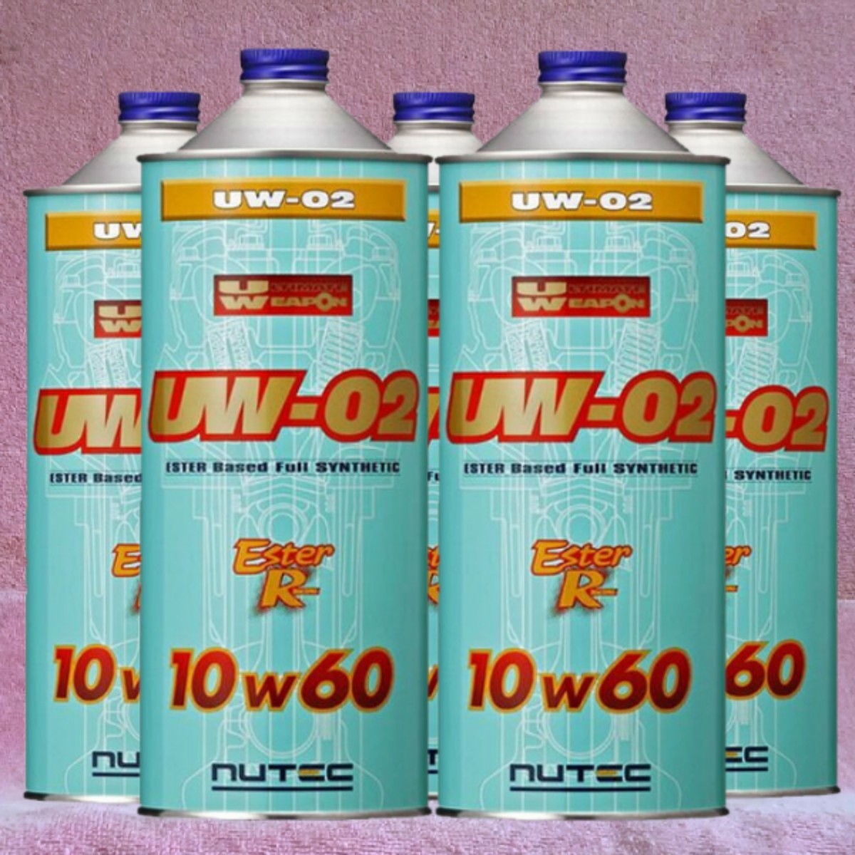 NUTEC UW-02 10w60「究極のハイパフォーマンスエンジンオイル」5 L