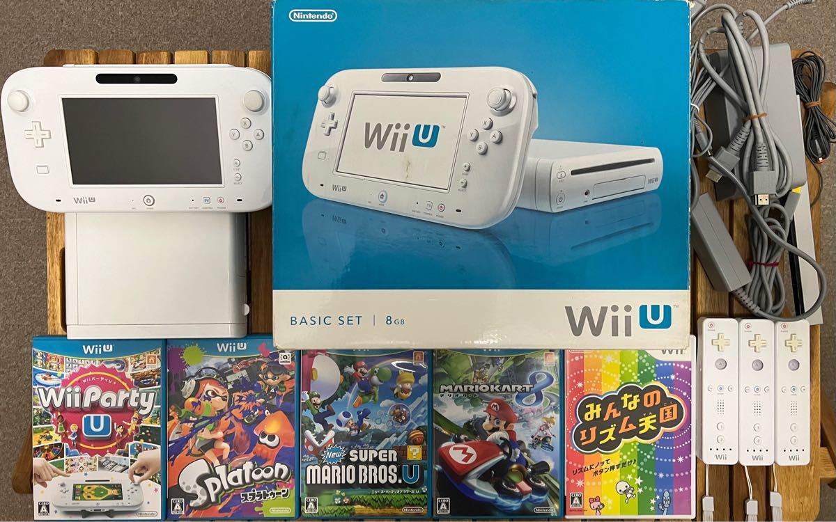 Wii Uとソフト4本セット - 家庭用ゲーム本体