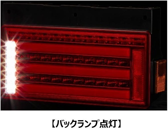 オールインワン LED テールランプ 花魁 COMBO 零Ｓ ZERO S 2連タイプ クリア レンズ モデル LRセット ECE規格認証取得 トラック OCZN-CC-S1_画像6