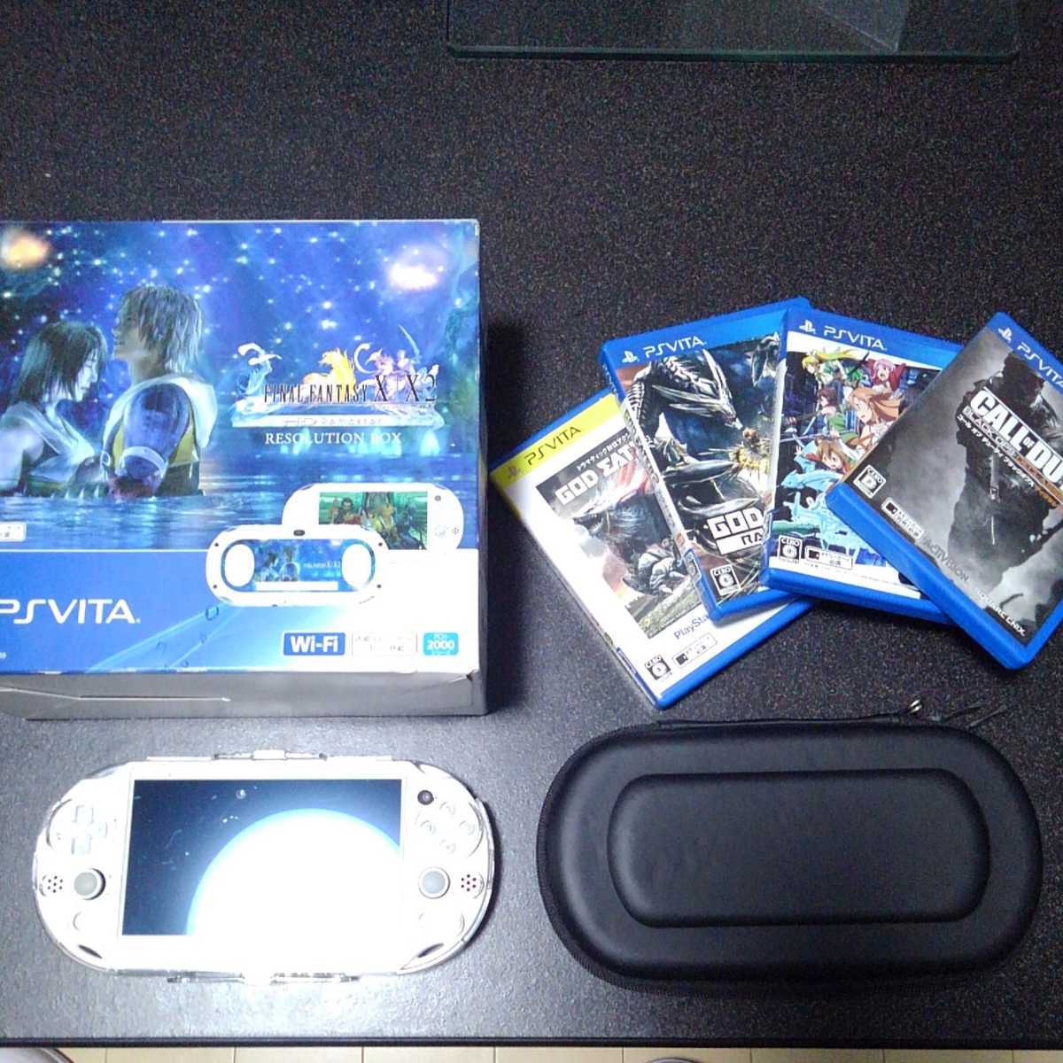 PS Vita ファイナルファンタジー Ｘ 10 ＨＤ Remaster ＲＥＳＯＬＵＴＩＯＮ ＢＯＸ ソフト セット 欠品有り まとめ売り 限定 