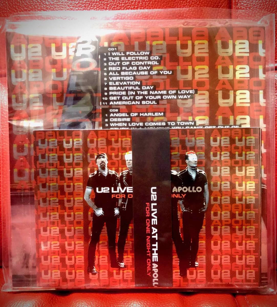 U2 ／『U2 Live At The Apollo』／ FC限定2CD ／ マスク付き！！_画像4