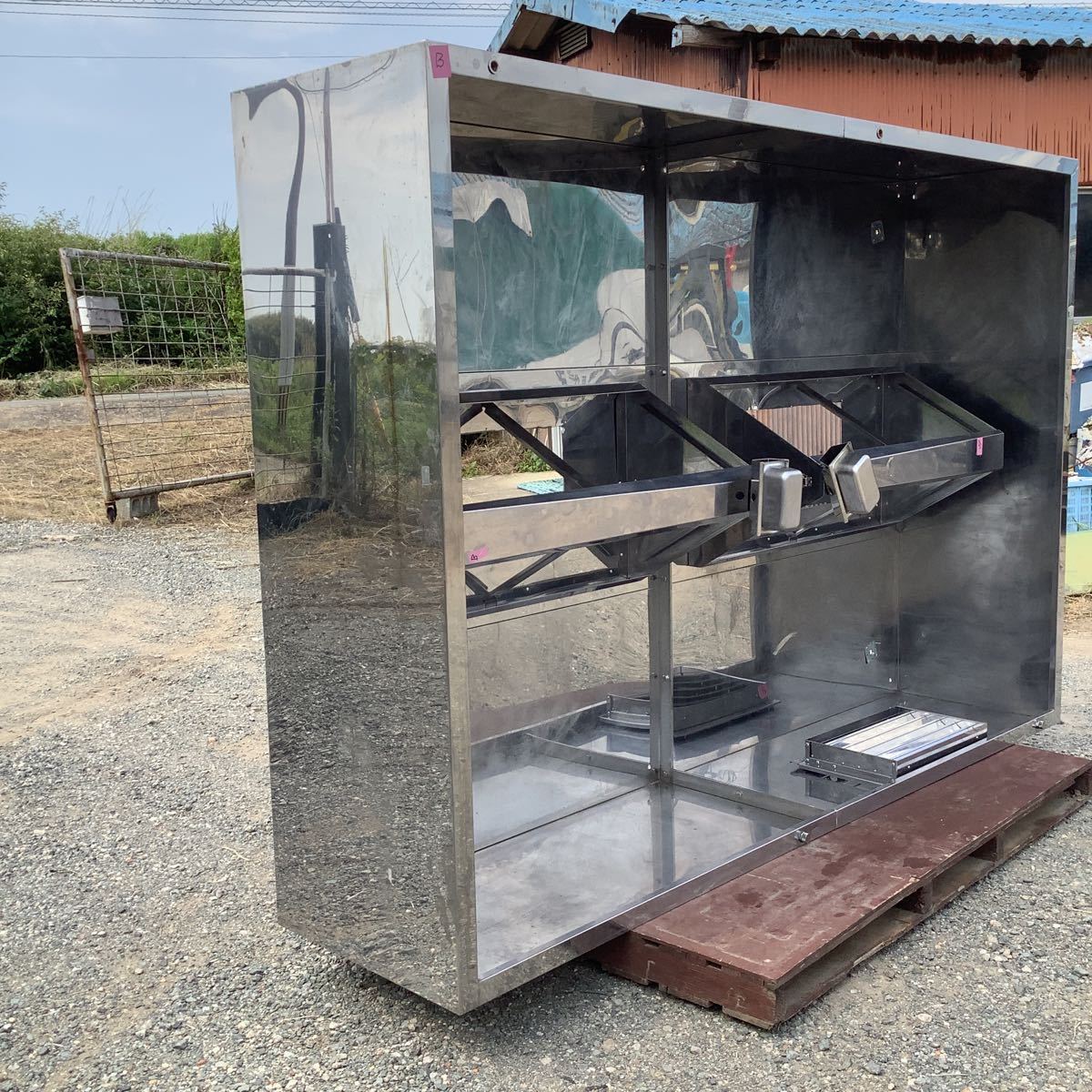 福岡発 】業務用 レンジフード 換気扇フード 厨房機器 W2500×D1685