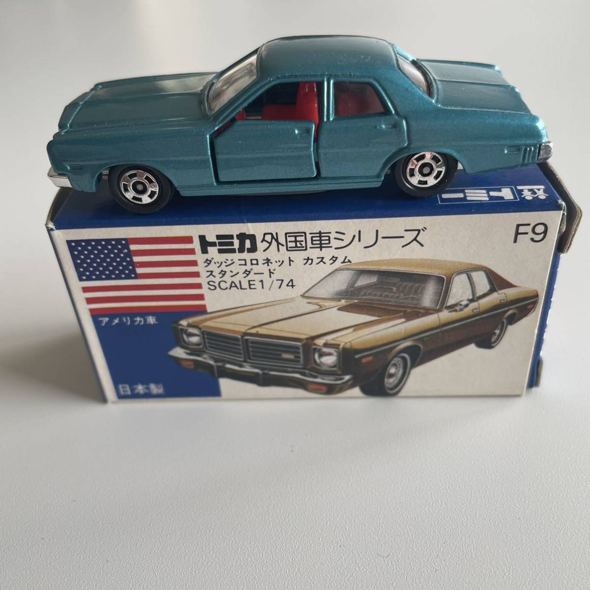 カプセル トミカ 外国車シリーズ f9 ミニカー デッドストック 未使用品 Yahoo!オークション - TOMICA トミカ 外国車シリーズ 青箱 F9