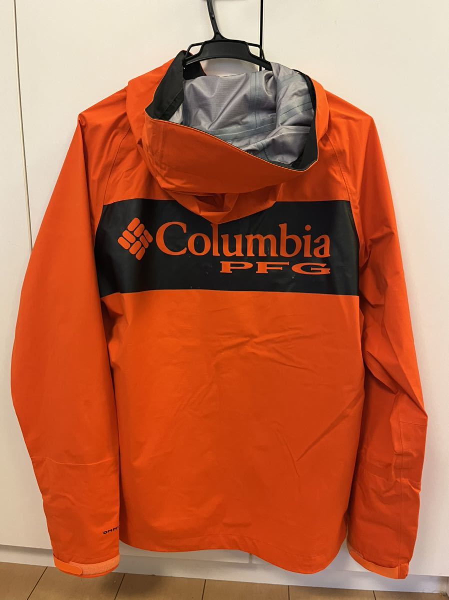 再大幅値下 新品 Columbia コロンビア PM5667 コールドスパイアージャケット 821 S レインウェア オレンジジャケット パーカーフィッシング_画像4