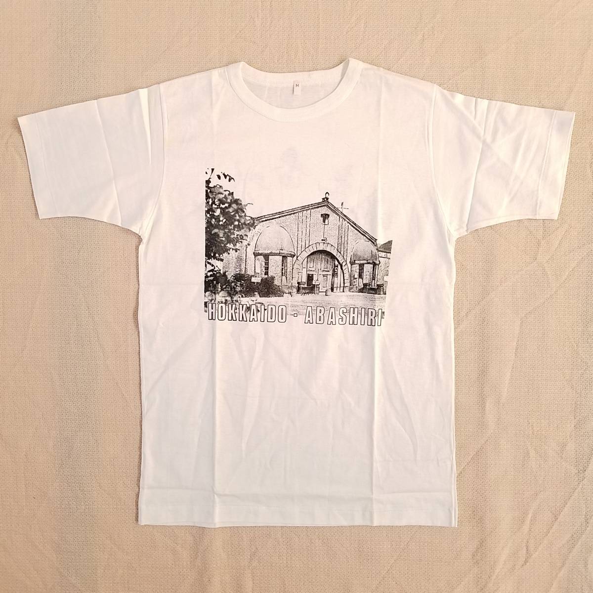 デッドストック『映画 網走番外地』半袖Tシャツ 日本製 ホワイト サイズM／高倉健