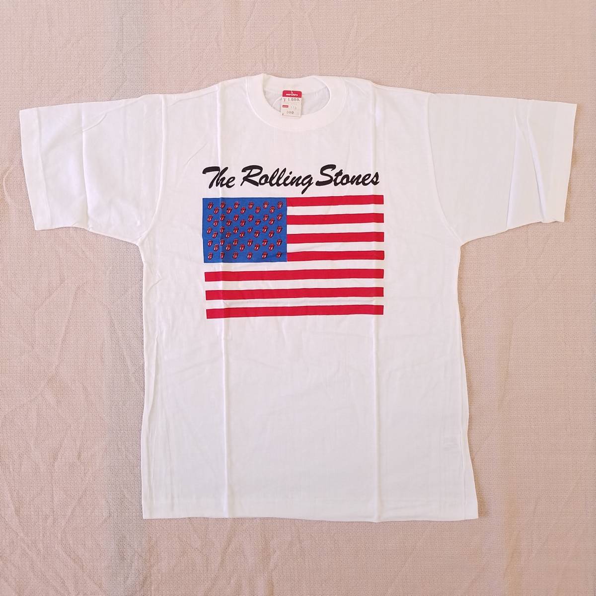 贅沢屋の 魅惑のバンドT特集! サイズM/ロックT ホワイト 日本製 ザ・ローリング・ストーンズ』半袖Tシャツ STONES ROLLING デッドストック『THE Tシャツ 贅沢屋の 魅惑のバンドT特集! サイズM/ロックT ホワイト 日本製 ザ・ローリング・ストーンズ』半袖Tシャツ STONES ROLLING デッドストック『THE Tシャツ