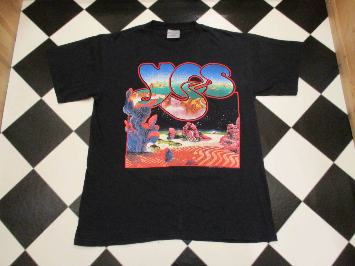 90's YES イエス ロック バンド Tシャツ ツアー ビンテージ 当時物 USA製 L