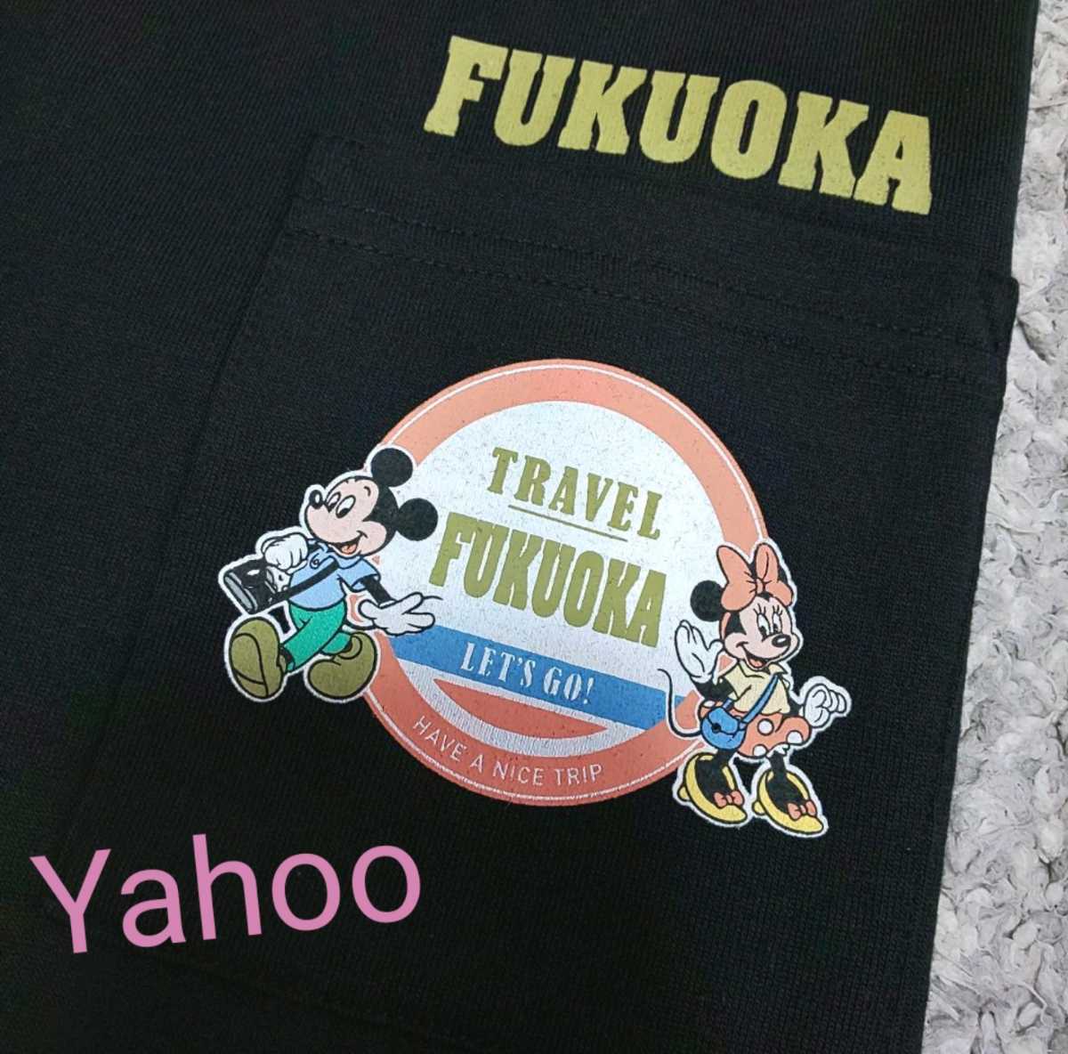 Disney ディズニー Tシャツ 男女兼用 Lsize 福岡バージョン【新品・タグ付き】_画像3