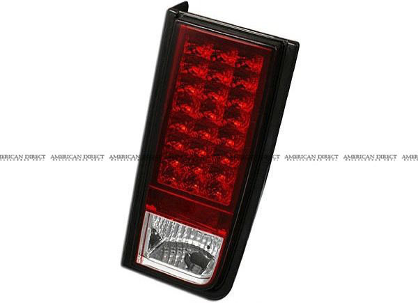 【レッド/クリア】03-09y ハマー H2 LED テール ライト ランプ リア バック 左右2個(gè)セット ゲート マーカー スモール ストップ ウインカー