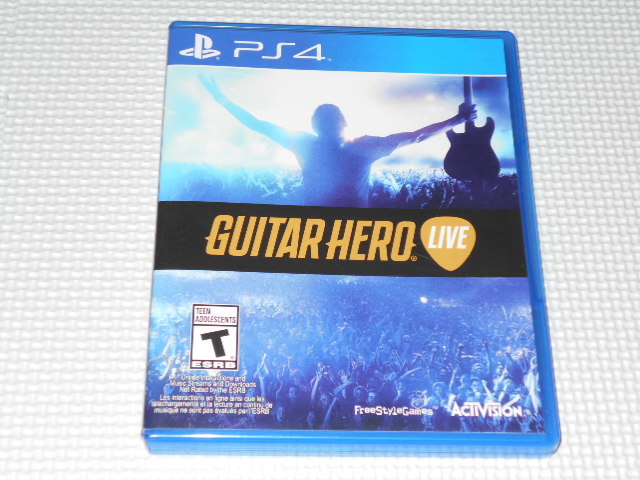最終値下げ  PS4★GUITAR HERO LIVE 海外版★箱付・ソフト付 PS4ソフト