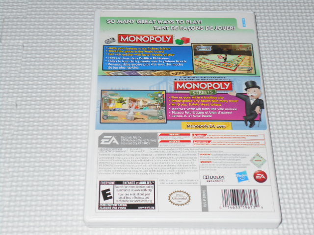 Wii★MONOPOLY COLLECTION 海外版★箱付・説明書付・ソフト付_画像2