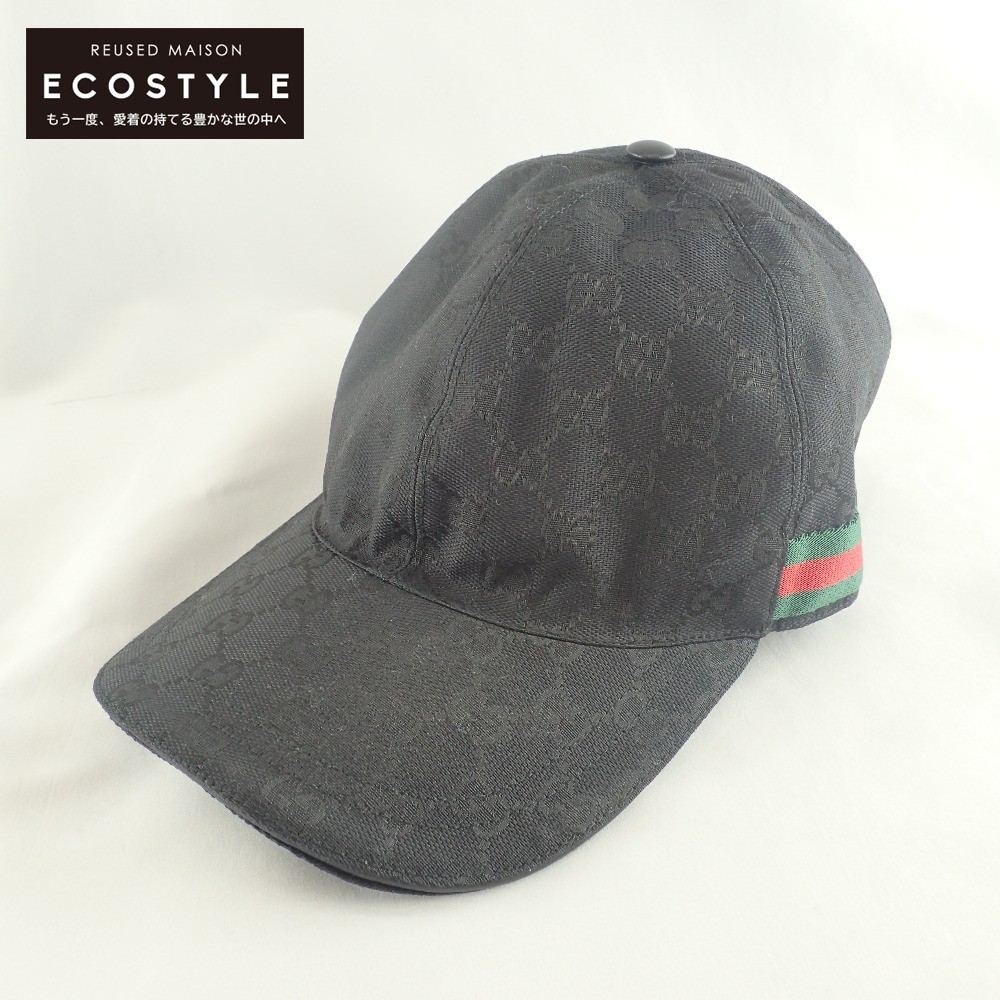 GUCCI グッチ 200035 オリジナルGGキャンバス ベースボール キャップ