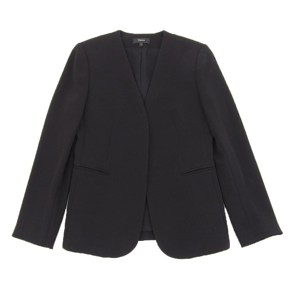 美品 Theory セオリー CLASSIC CREPE カラーレス ジャケット