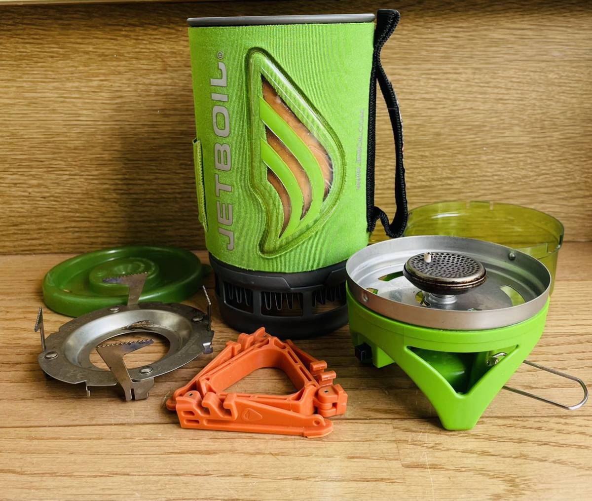 USED JETBOIL FLASH イグナイター付き フラッシュ ジェットボイル モンベル 登山 グリーン USED JETBOIL FLASH イグナイター付き フラッシュ ジェットボイル モンベル 登山 グリーン