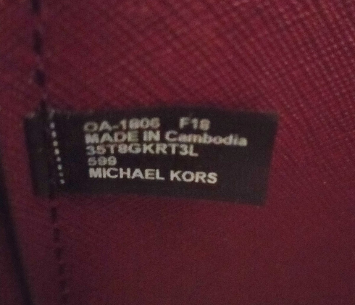 新品未使用品】MICHAEL KORS マイケルコース レザーラージトートバッグ