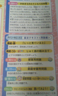 サピックス ＳＡＰＩＸ＊デイリーサピックス＊３年 小３／国語＊全１７回 完全版＊２０２０年_内容、構成はこんな感じです。