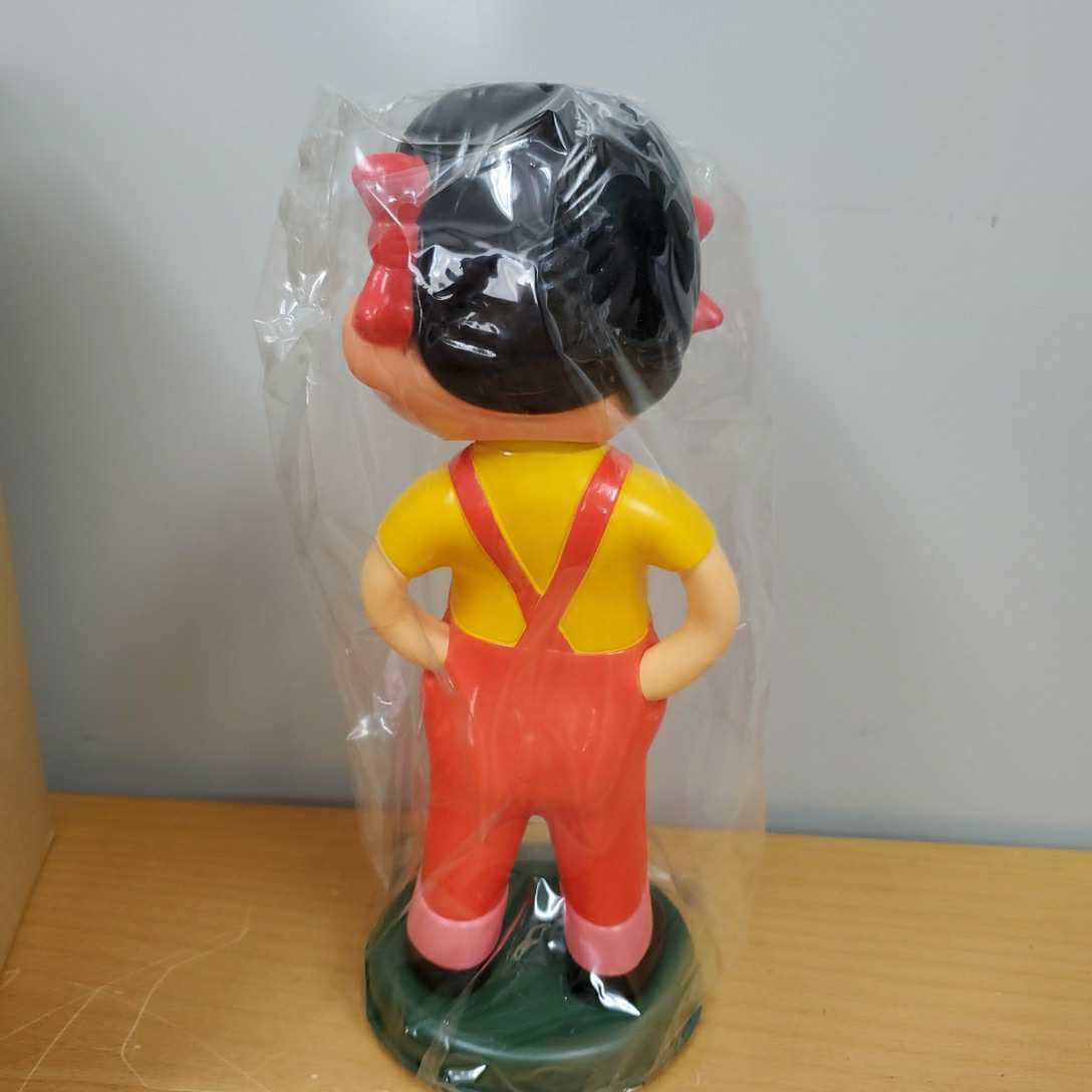 不二家ペコちゃん首振り人形ペコちゃんFUJIYA ソフビ首振り非売品