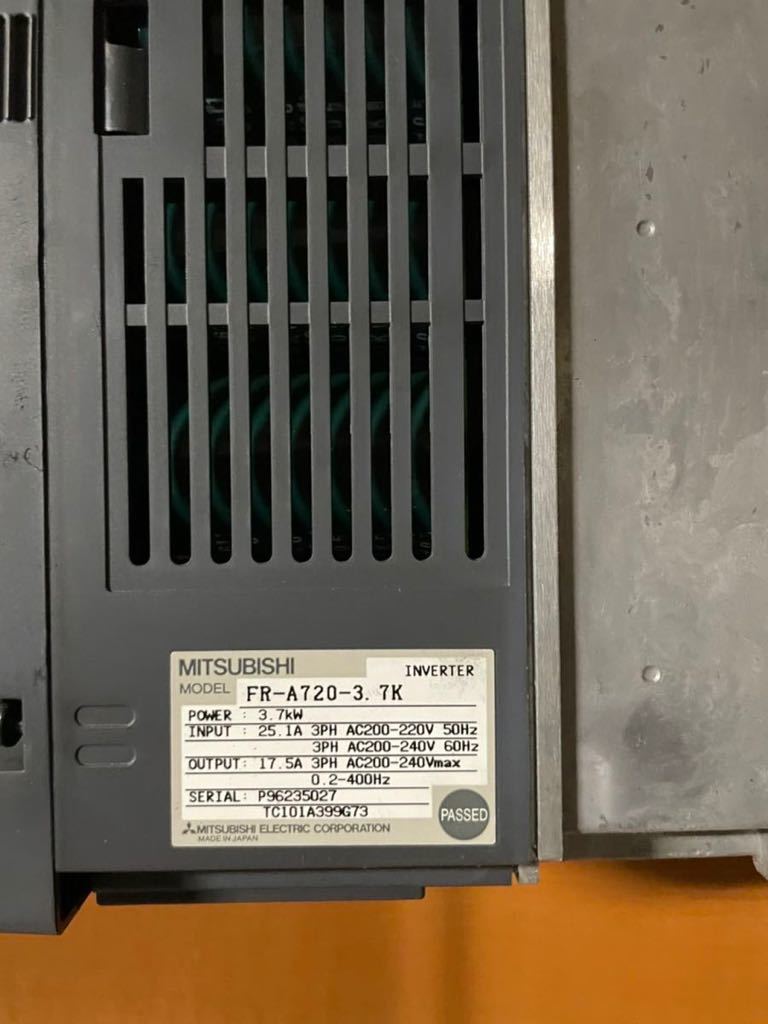 MITSUBISHI 三菱インバータ FR-A720-3.7K | www.norterminal.no