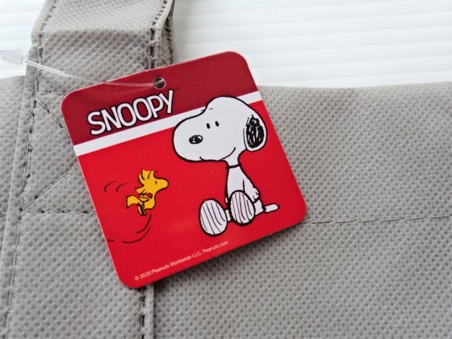 ●スヌーピーメイト2020《PEANUTS/SNOOPY☆レジバッグ》未使用エコバッグ☆WIDEサイズ左右63㎝×深さ30㎝☆定形外送料\220-_タグはスヌーピーです