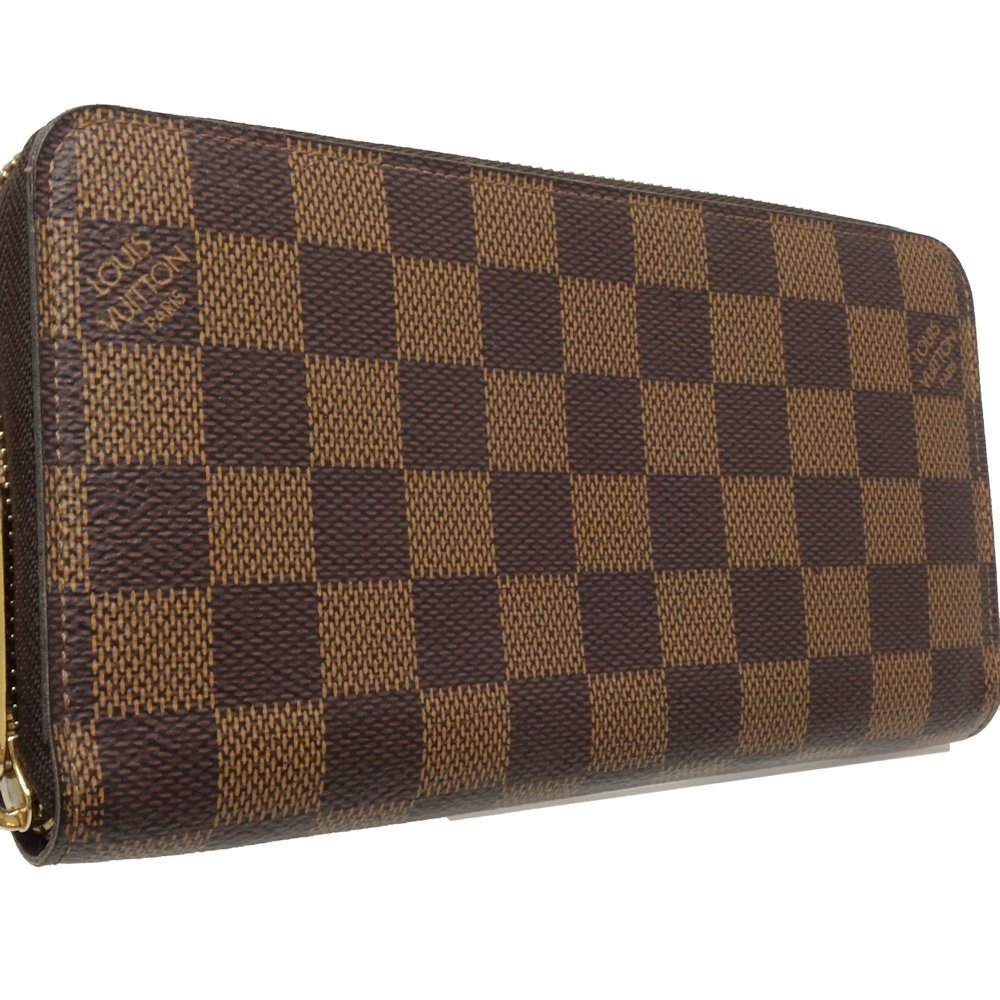 ルイヴィトン LOUIS VUITTON 長財布 ダミエ エベヌ ジッピーウォレット