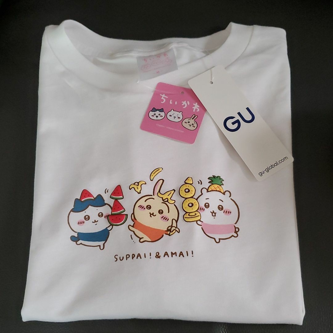 GU ちいかわ コラボTシャツ Mサイズ｜Yahoo!フリマ（旧PayPayフリマ）