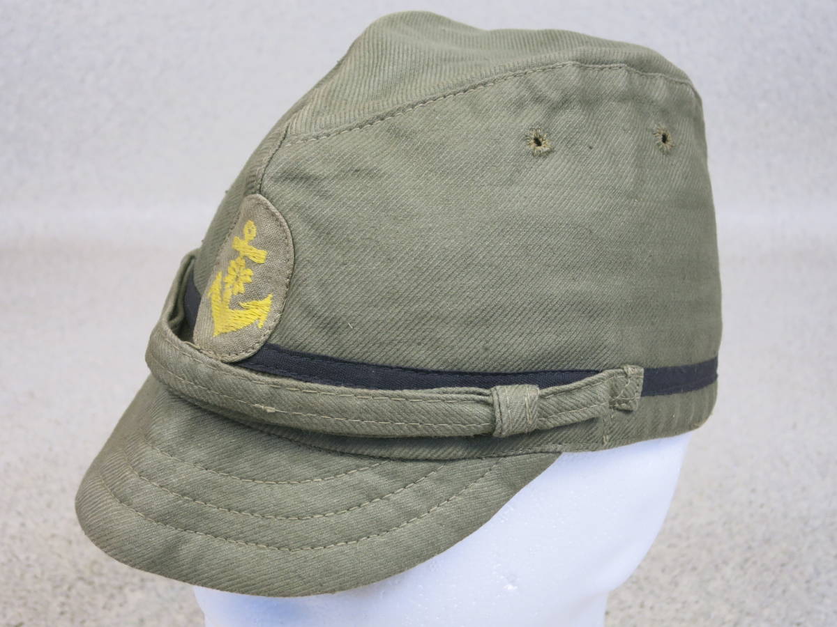 【●】本物！日本海軍:『下士官用:三種』・略帽/戦闘帽//Genuine!Japanese Navy:『For non-commissioned officers:Type 3』・Forage cap_画像1