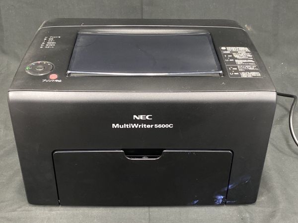 0603-703ST⑫2440 NEC PR-L5600C MultiWriter マルチライター A4 カラー レーザープリンター 黒 ブラック_画像1