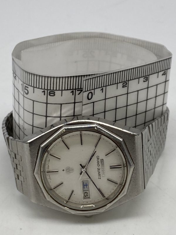 0603-1501ST⑫2441 SEIKO セイコー 4843-7001 GRAND QUARTZ グランドクォーツ 十角形 デイデイト 腕時計 メンズ 男性用_画像8