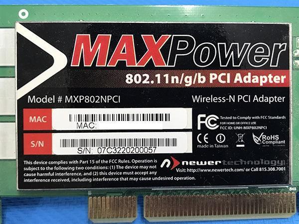 中古■PCI MXP802NPCI ワイヤレス クライアントアダプター Wireless-N PCI Adapter★即決即納★送料無料_画像6