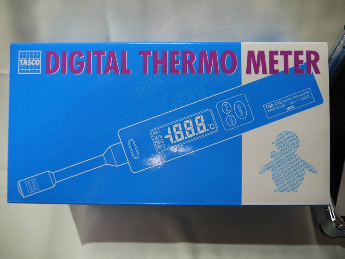 イチネンTASCO デジタル温度計 デラックスセット TA410BX  TA410-3 空気センサー高速応答タイプセット買い