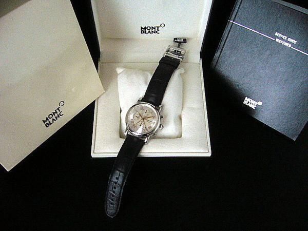  Montblanc * self-winding watch * Star XXL chronograph &GMT*2 year guarantee new goods!!