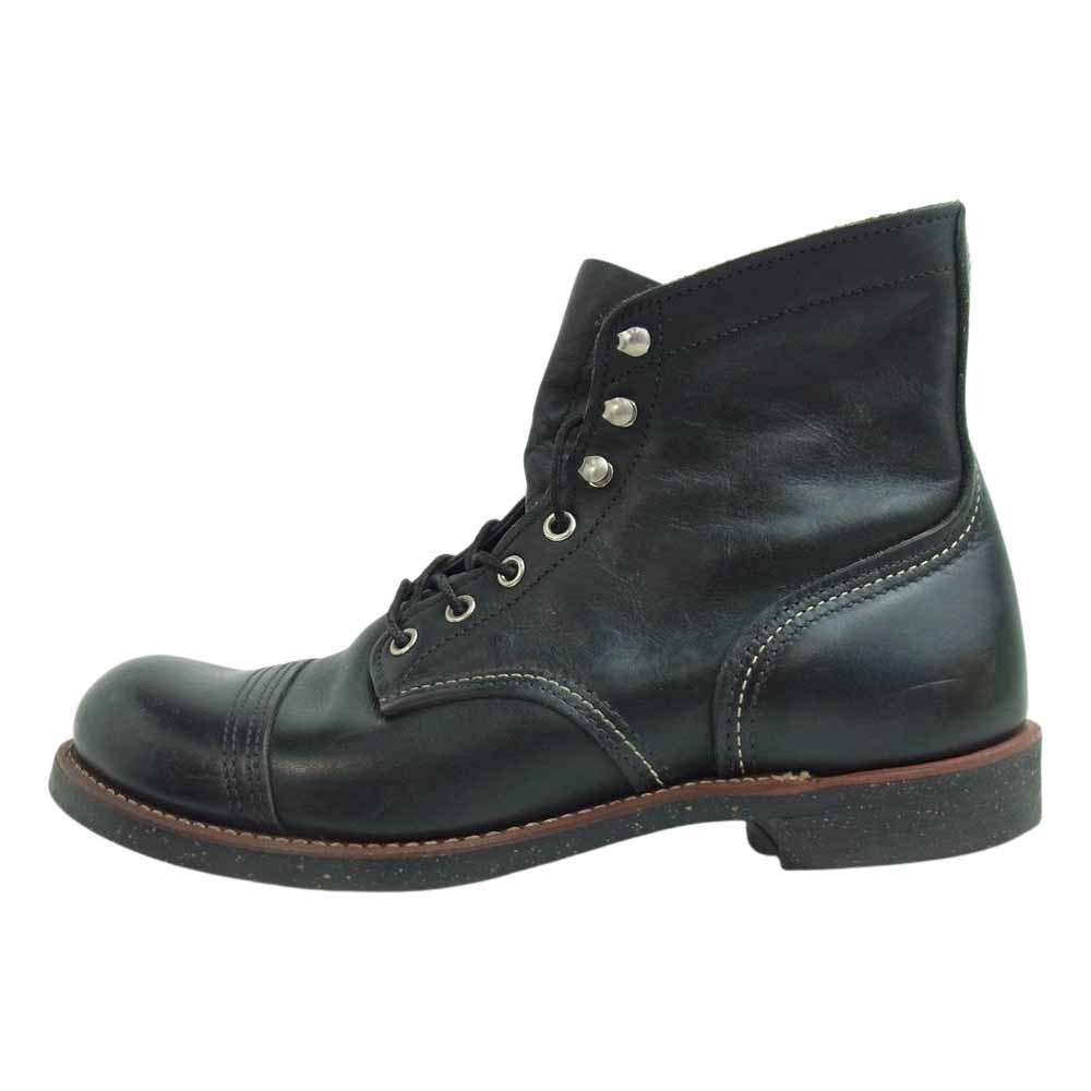 【1円～】RED WING レッドウィング 8114 IRON RANGE BOOT アイアンレンジブーツ ブラック系 27.5【中古】_画像1